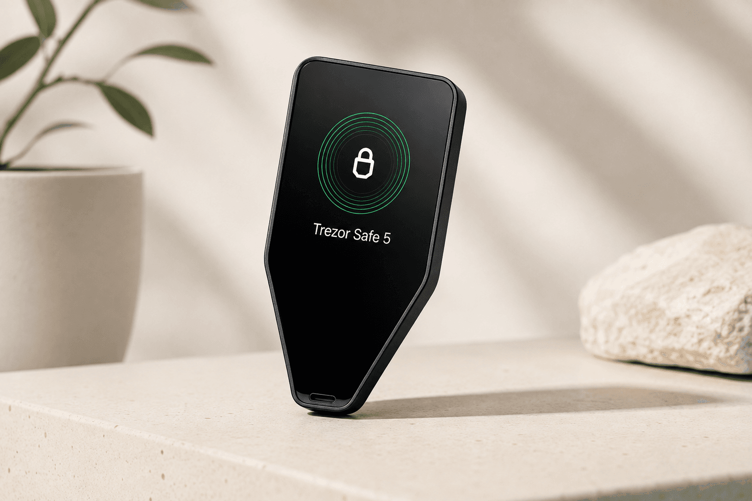 Trezor Safe 5, en hårdvaruplånbok