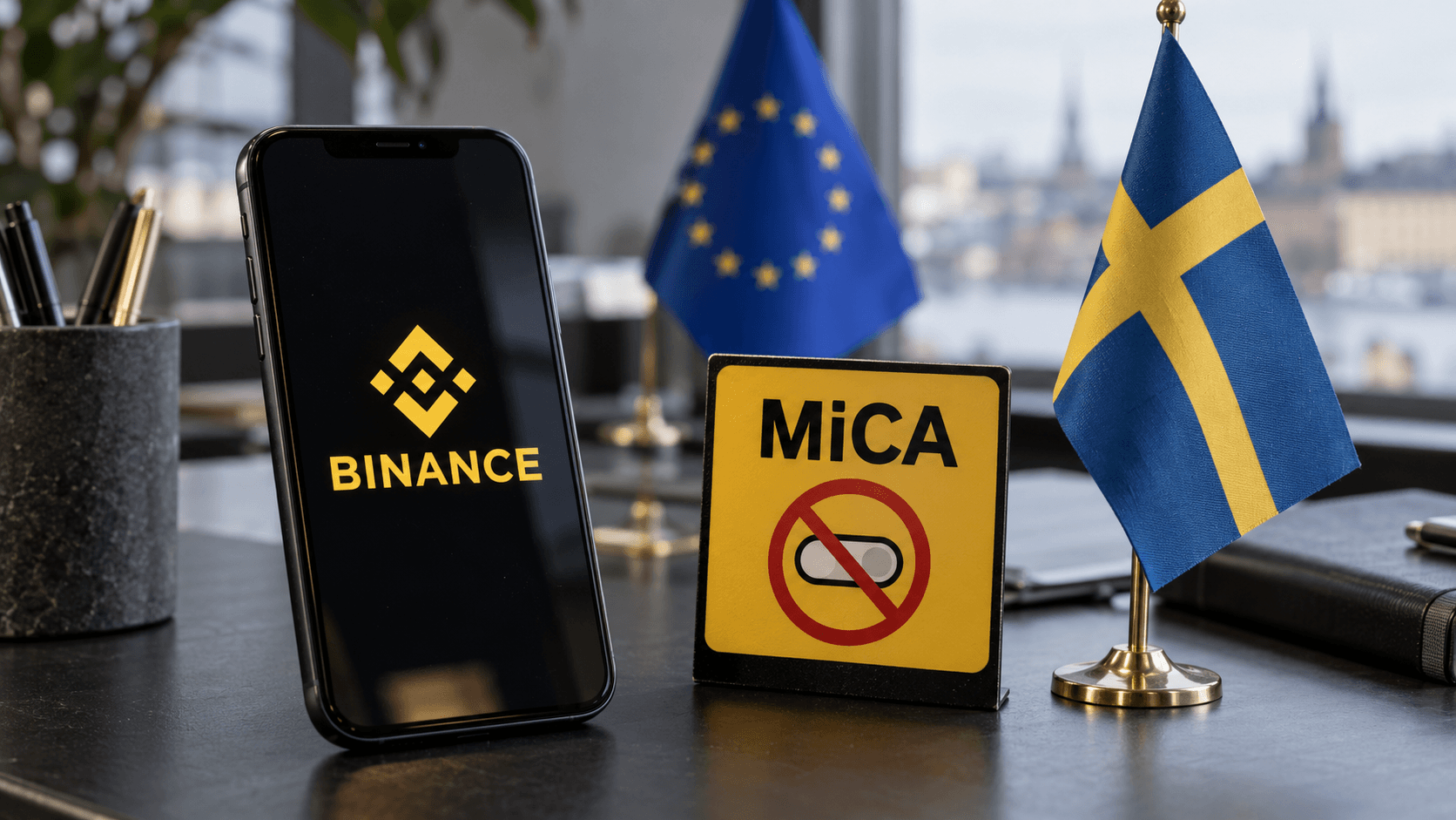 Binance begränsar tjänster för svenska kunder