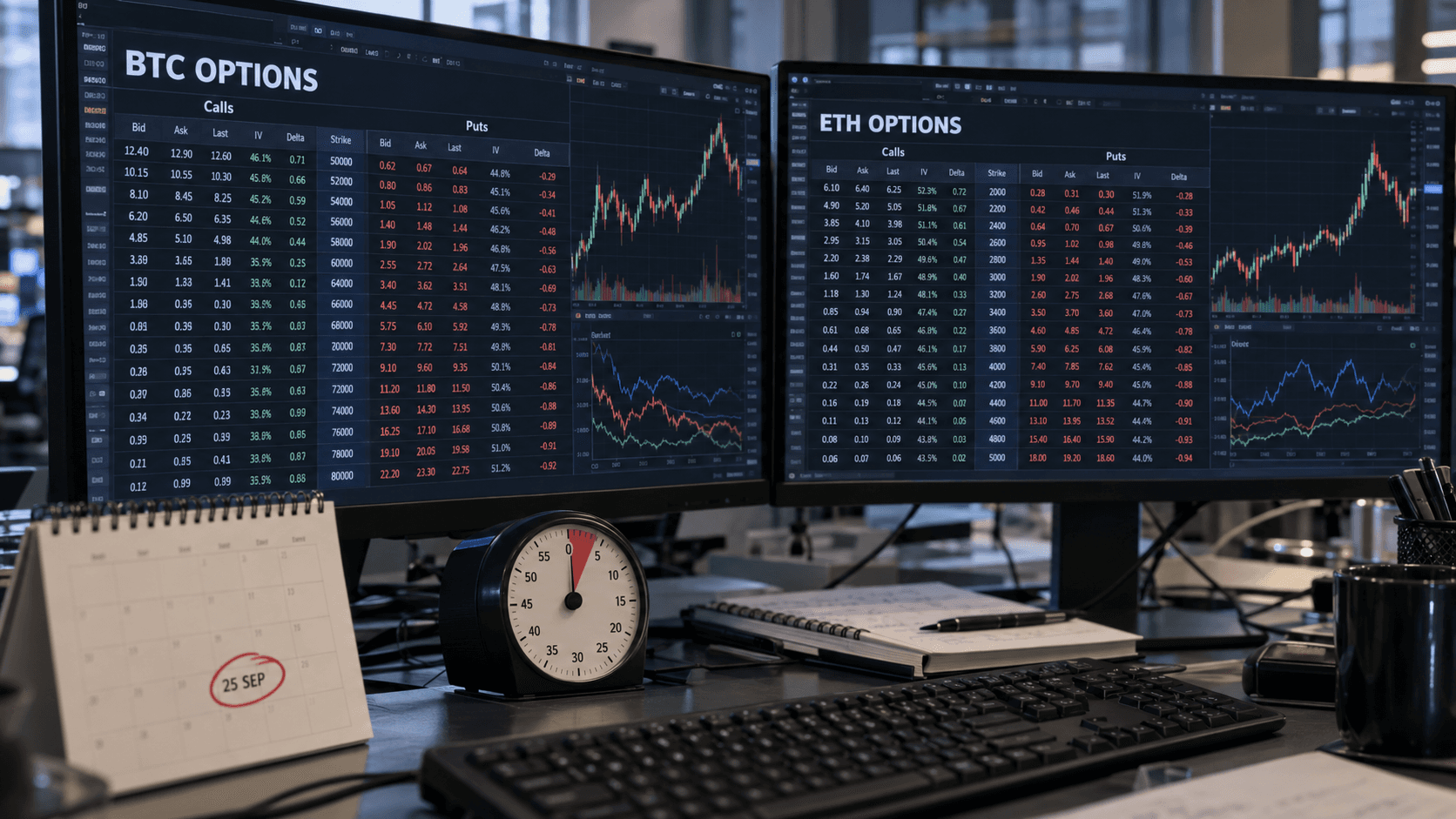 Bitcoin inför stor optionslösen